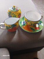 Herendi Village Pottery kávés készlet.