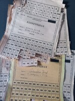 II. világháború utána magyar elosztójegyek 1946 – névre szóló jegyek, Budapest