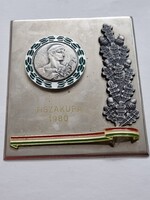 TISZAKUPA 1980 emlékplakett