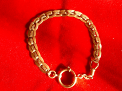 Aranyozott zsebóra lánc hibátlan, karikában jelzett.