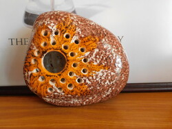 Retro kerámia ikebana "kavics tál"