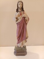 Jézus szíve gipsz szobor