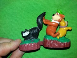Retro plastic film manufacturer 1997 hanna-barbera figure rolling teddy bear, bubu figure according to the pictures