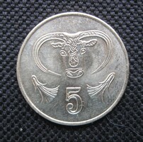 Ciprus 5 cent  1993 (AT69)