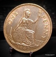 Egyesült Királyság 1 penny, 1967 B08A2V