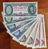 4x2db 10, 20, 50, 100 Forint,