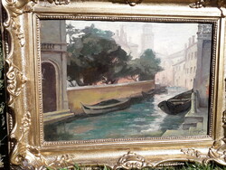 Velence látkép /  festmény 1926.