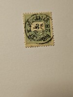 1881-es 3 kr Színesszámú krajcáros BUDAPEST V. JÓZSEF TÉR