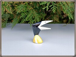Ritka Hollóházi porcelán varjú
