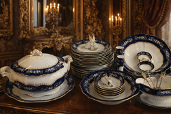 Zsolnay pompadur ll.-és étkészlet