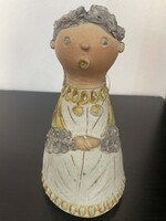 Kiss Roóz Ilona zsabós ruhás hölgy - Törött