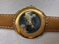 Swiss Bulova Benetton Quartz Men's Watch 36 mm Case Size 1990. Swiss Ronda Movement