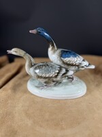 Extrém ritka és egyben mese szép Eichwald Bloch Co porcelán kacsa pár﻿﻿