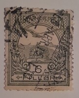 1900 Turul 6 fillér  pecsételt