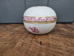 Herendi kerek bonbonier, Apponyi mintás