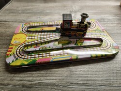 Lemezjáték, Vasút, Modern train. A játék új, a doboza megviselt.