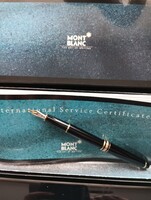 Meisterstück Classique töltőtoll Resin tolltest aranyozott szerelékekkel és 14k-os arany tollhegy