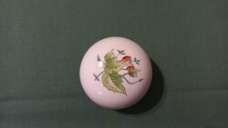 Herendi porcelán bonbonier/ékszertartó hecsedli mintás