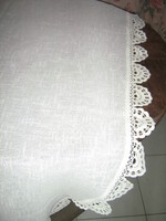 Csodaszép vintage stílusú horgolt csipkés vitrázs függöny