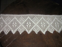 Csodaszép vintage stílusú horgolt csipke vitrázs függöny