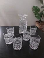 Bohemia kristály whiskys készlet