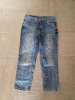 Birkhahn mode jeans rövid szárú, magas derekú női farmer nadrág 38-as