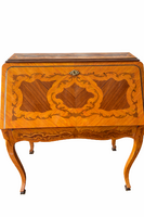 Francia Louis XV stílusú intarziás szekreter / női íróasztal („Bonheur du Jour”)