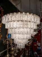 Nagy méretű muranoi Mazzega csillár