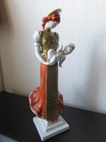 Herendi  Matyó Madonna,  35 cm magas.