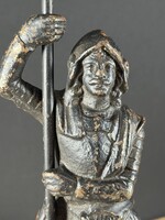 Antik Öntöttvas katonát ábràzoló szobor