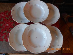 Zsolnay apróvirág mintás mély tányér