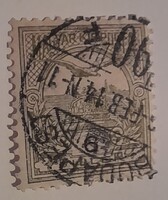 1908 Turul 6 fillér pecsételt