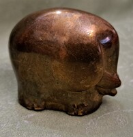 Réz elefánt miniatűr 4 (M6066)