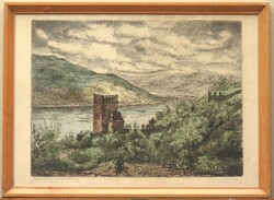 (N) Jánossy Ferenc (1926-1982) : Visegrádi Salamon-torony