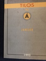 Tilos az Á - programfüzet 1992 év  / január