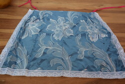 Antik régi népi, brokát selyem kötény népviselet viselet