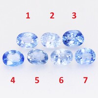 0.20ct VVS-VS 3.8x3mm Természetes Kék Ceylon Zafír, Káprázatosan Ragyogó Drágakő (3)