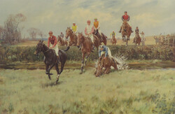 Blinks, Thomas : "A Steeple Chase"