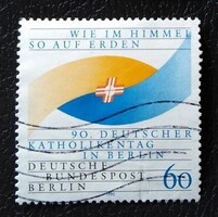 BB873p / Németország - Berlin 1990 Katolikus nap bélyeg pecsételt