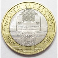 Ausztria,50 schilling 1997 - Bécsi szecesszió aUNC+ ötvözet