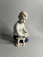 Ritka, GRAFENTHAL, GDR játszó gyerek, fiú