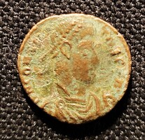 Római Bronz Constantius II Lándzsás lovas (AA16)