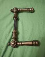 Antik régi tömör réz kilincs