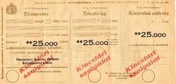 Régi csekk reklámmal: Budapest.