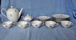 Mitterteich Bavaria német porcelán teáskészlet, reggeliző készlet