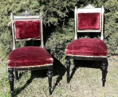 2 pcs. Iii.Napoleon / boulle chair.