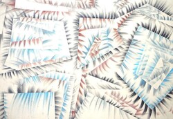 Ruzicskay György (1896 - 1993) : Prizmatikus kompozició IV.