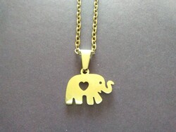 Stainless steel necklace with pendant