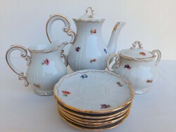 Gyonyoru Zsolnay arany tollazott hianyos kaveskeszlet