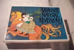 Világszép nádszál kisasszony retro puzzle (1216)